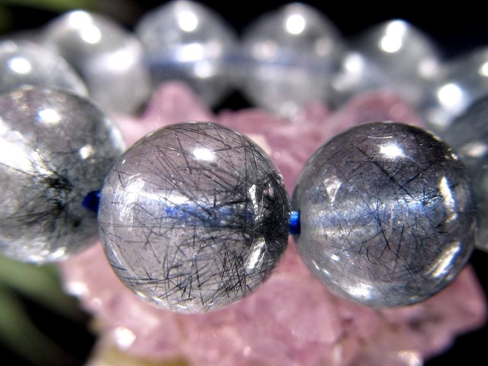 藍ルチル ラビットヘア アクチノライト ブルールチル アクチノライトインクォーツ