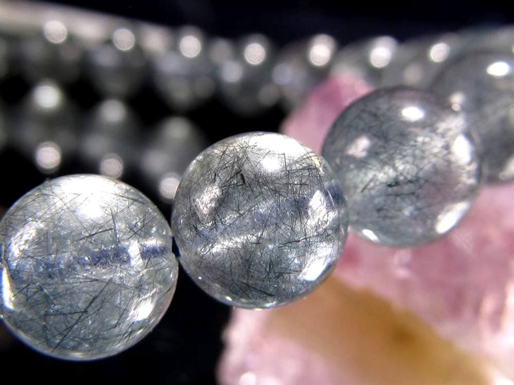 藍ルチル ラビットヘア アクチノライト ブルールチル アクチノライトインクォーツ