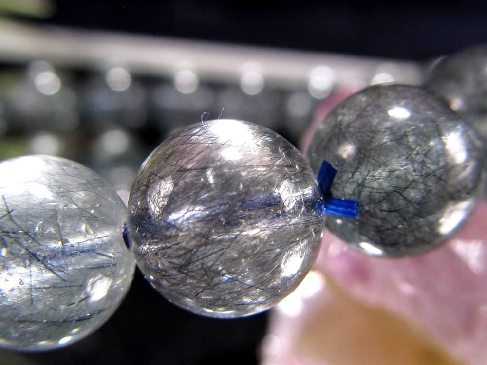 藍ルチル ラビットヘア アクチノライト ブルールチル アクチノライトインクォーツ