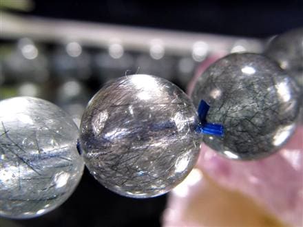 藍ルチル ラビットヘア アクチノライト ブルールチル アクチノライトインクォーツ