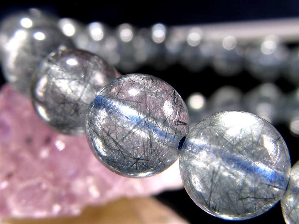 藍ルチル ラビットヘア アクチノライト ブルールチル アクチノライトインクォーツ