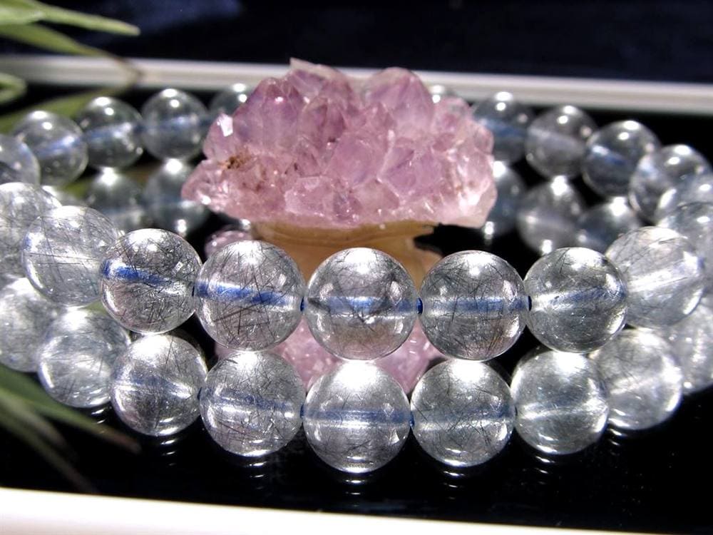 藍ルチル ラビットヘア アクチノライト ブルールチル アクチノライトインクォーツ