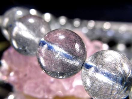 藍ルチル ラビットヘア アクチノライト ブルールチル アクチノライトインクォーツ