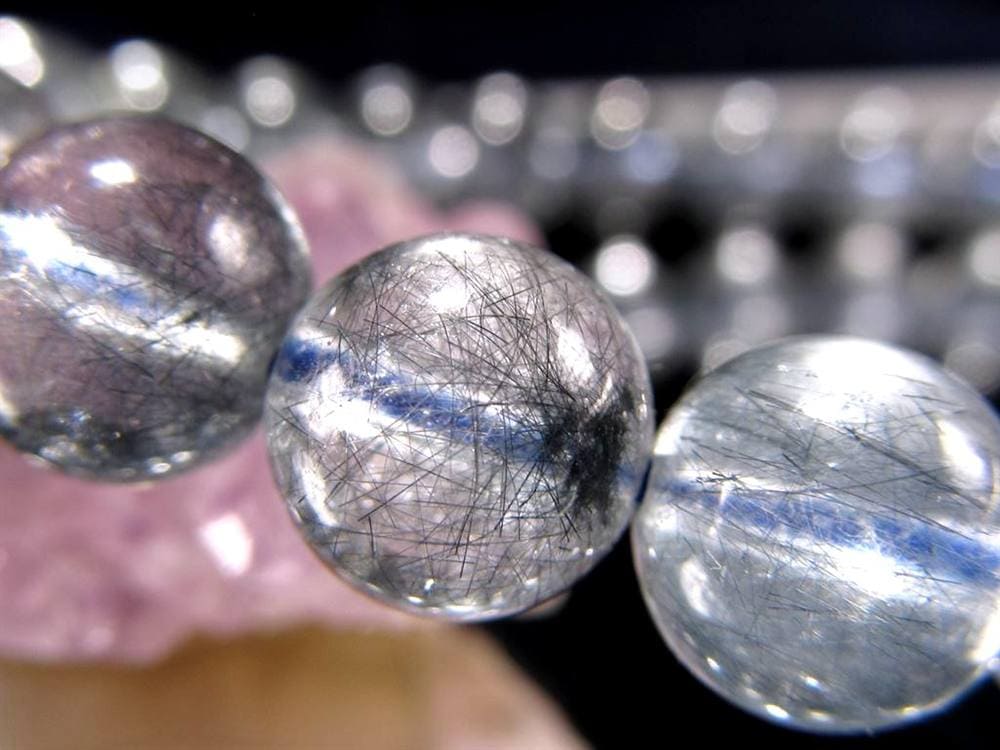 藍ルチル ラビットヘア アクチノライト ブルールチル アクチノライトインクォーツ