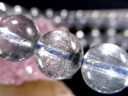 藍ルチル ラビットヘア アクチノライト ブルールチル アクチノライトインクォーツ