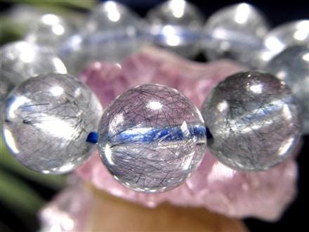 藍ルチル ラビットヘア アクチノライト ブルールチル アクチノライトインクォーツ