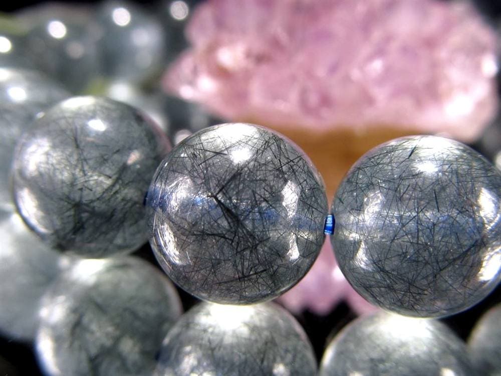 藍ルチル ラビットヘア アクチノライト ブルールチル アクチノライトインクォーツ