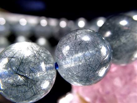 藍ルチル ラビットヘア アクチノライト ブルールチル アクチノライトインクォーツ