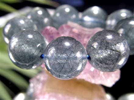 藍ルチル ラビットヘア アクチノライト ブルールチル アクチノライトインクォーツ