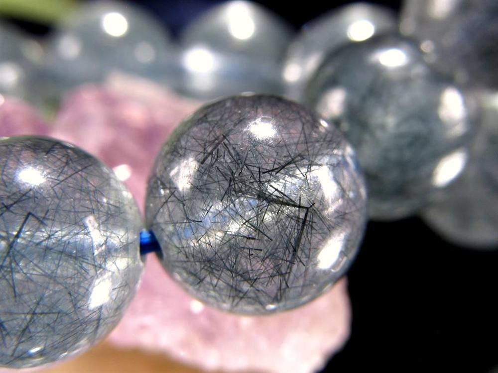 藍ルチル ラビットヘア アクチノライト ブルールチル アクチノライトインクォーツ