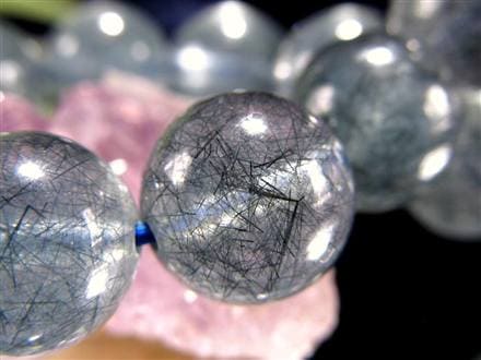 藍ルチル ラビットヘア アクチノライト ブルールチル アクチノライトインクォーツ