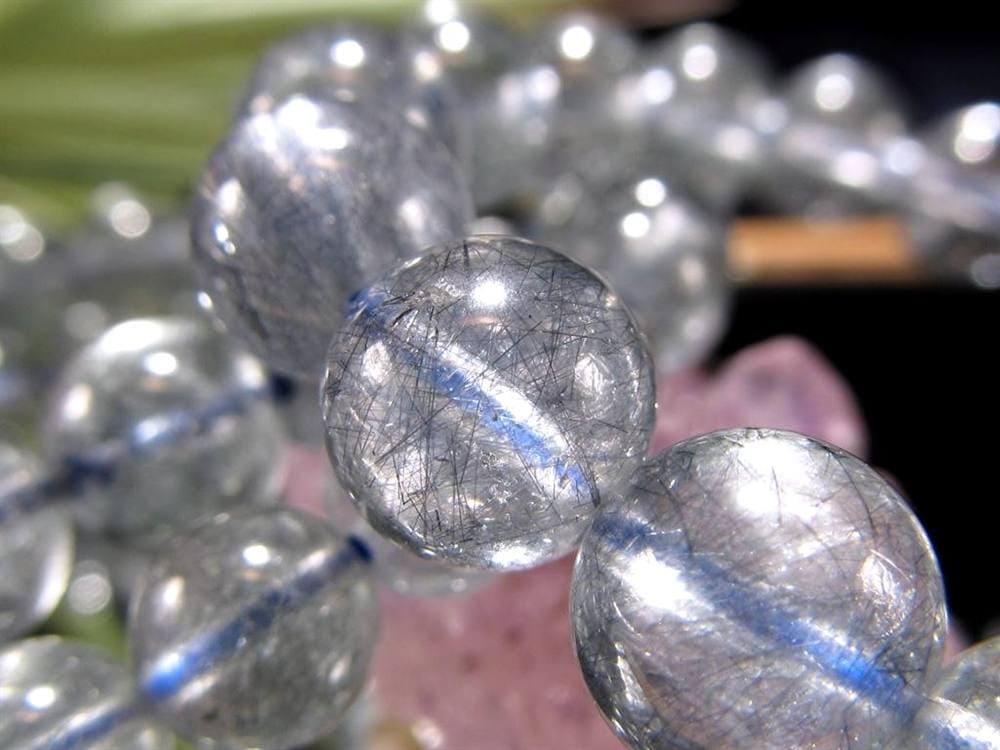 藍ルチル ラビットヘア アクチノライト ブルールチル アクチノライトインクォーツ