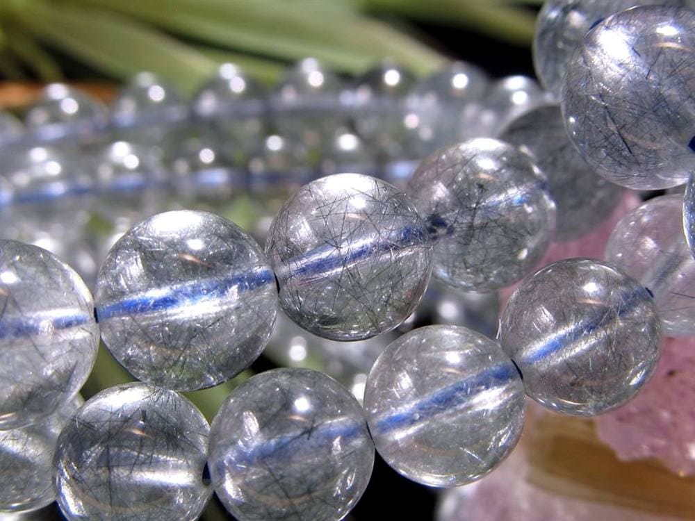 藍ルチル ラビットヘア アクチノライト ブルールチル アクチノライトインクォーツ