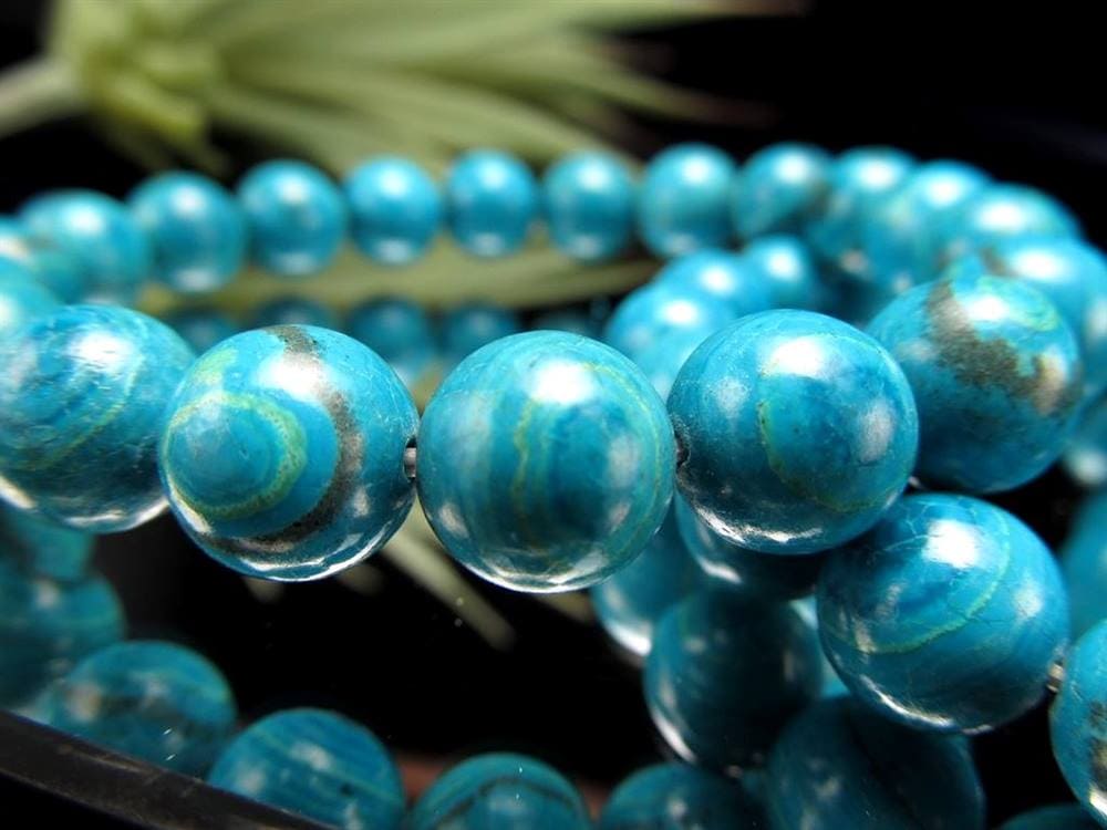 クリソコラ 珪孔雀石 ブレスレット ヒーリング 癒し