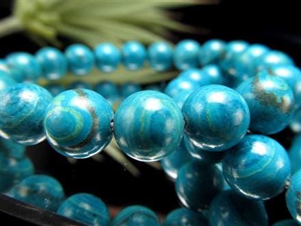 クリソコラ 珪孔雀石 ブレスレット ヒーリング 癒し