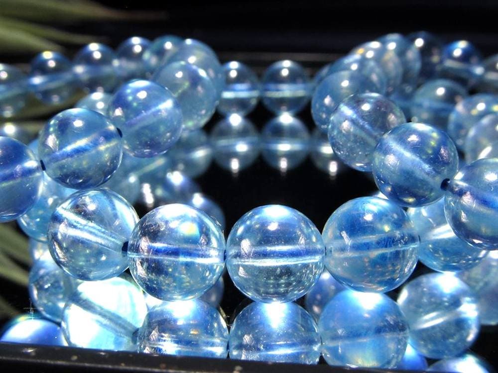 アクアマリン ブレスレット サンタマリア ベリル 藍玉