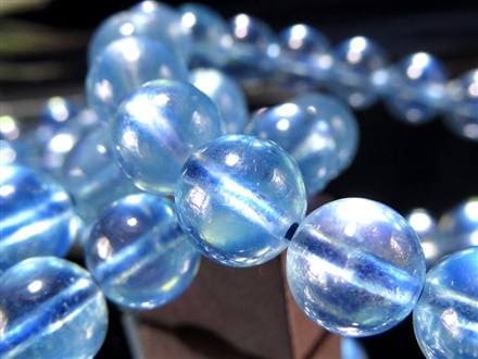 アクアマリン ブレスレット サンタマリア ベリル 藍玉