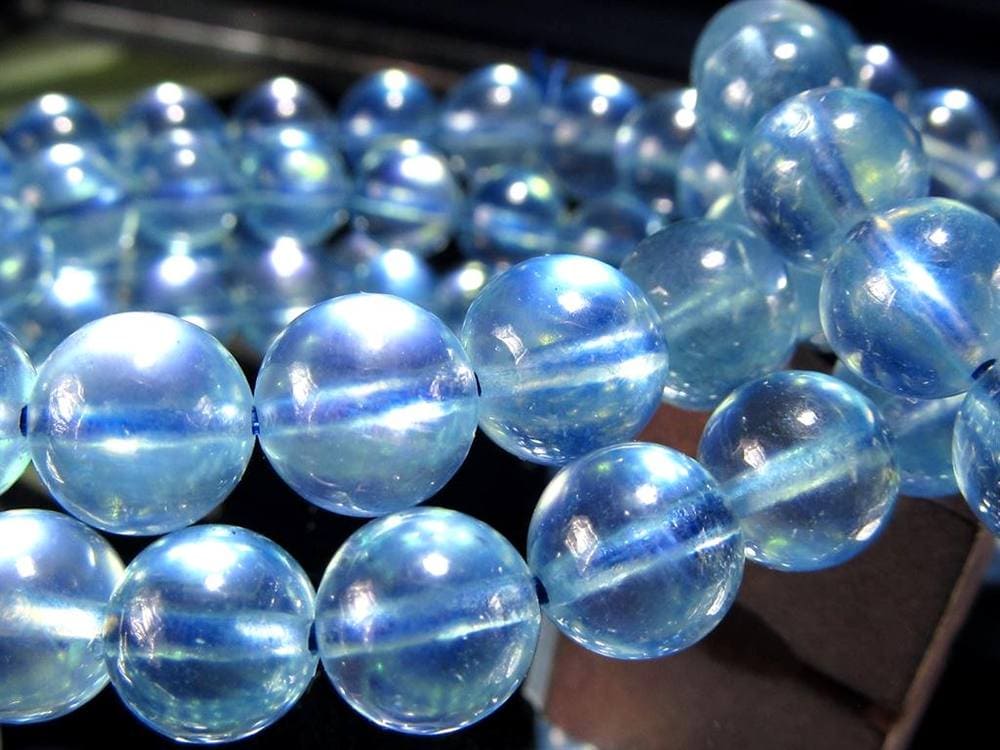 アクアマリン ブレスレット サンタマリア ベリル 藍玉