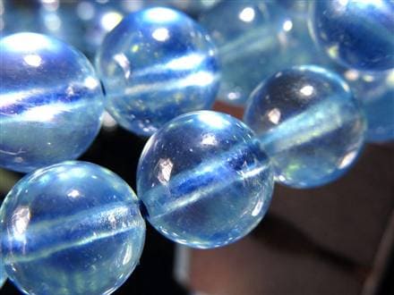 アクアマリン ブレスレット サンタマリア ベリル 藍玉