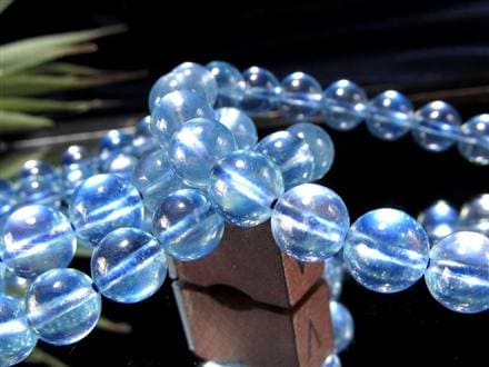 アクアマリン ブレスレット サンタマリア ベリル 藍玉