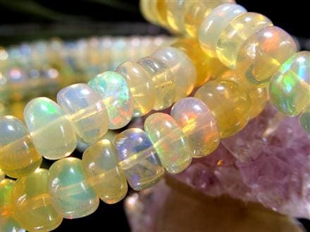 プレシャスオパール  ボタン型 ブレスレット エチオピア産 オパール