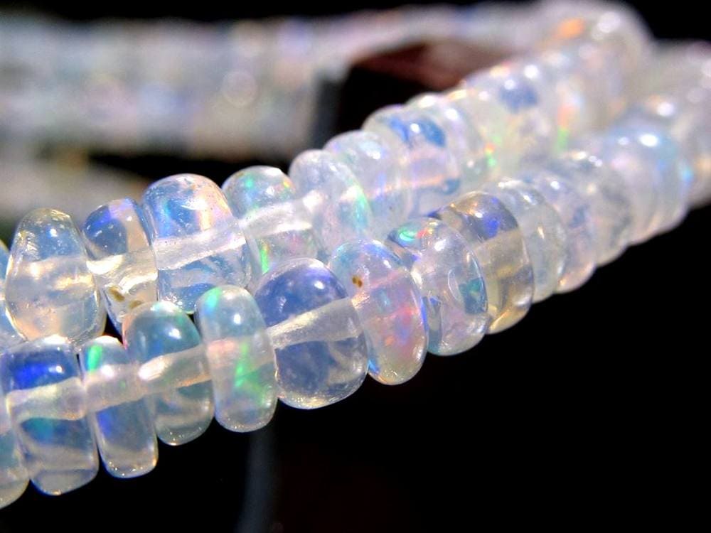 プレシャス オパール 蛋白石 ボタンブレスレット Silver925