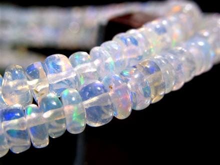 プレシャス オパール 蛋白石 ボタンブレスレット Silver925