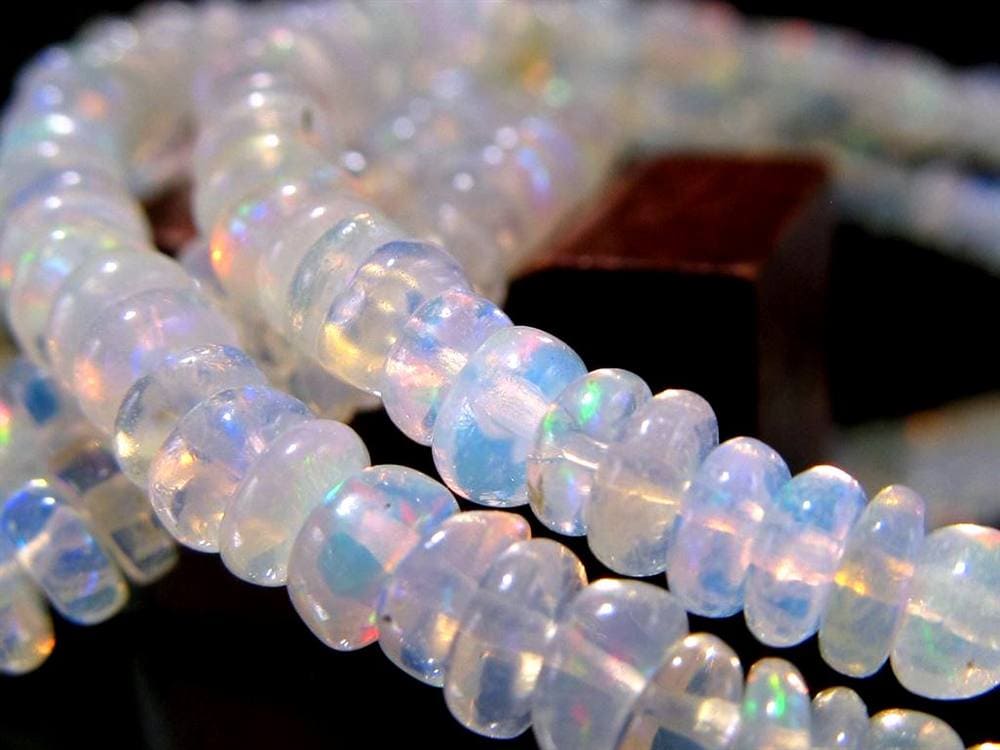 プレシャス オパール 蛋白石 ボタンブレスレット Silver925