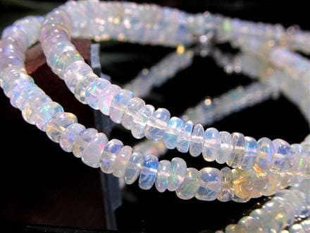 プレシャス オパール 蛋白石 ボタンブレスレット Silver925