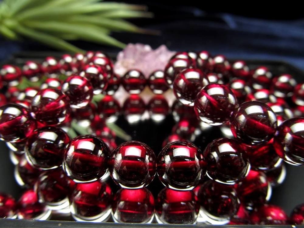 ガーネット アルマンダイン 柘榴石 ブレスレット garnet