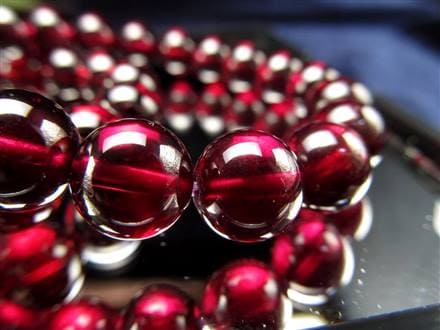 ガーネット アルマンダイン 柘榴石 ブレスレット garnet