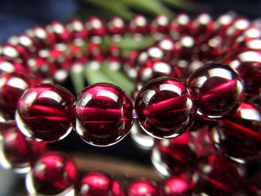 ガーネット アルマンダイン 柘榴石 ブレスレット garnet