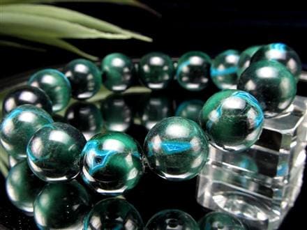 クリソコラ マラカイト ブレスレット 珪孔雀石 クリソコラマラカイト