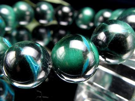 クリソコラ マラカイト ブレスレット 珪孔雀石 クリソコラマラカイト