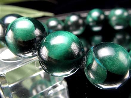 クリソコラ マラカイト ブレスレット 珪孔雀石 クリソコラマラカイト