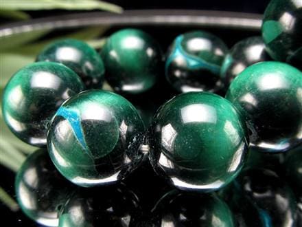 クリソコラ マラカイト ブレスレット 珪孔雀石 クリソコラマラカイト