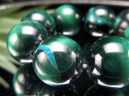 クリソコラ マラカイト ブレスレット 珪孔雀石 クリソコラマラカイト