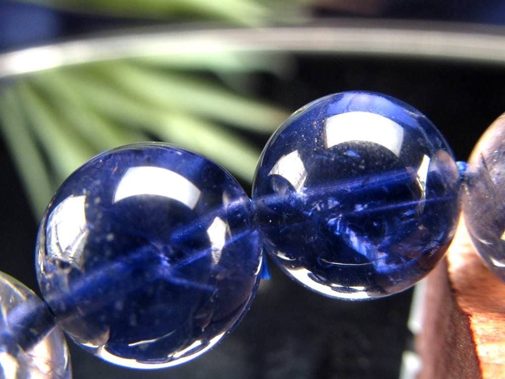 アイオライト ブレスレット コーディエライト 菫青石 誕生石