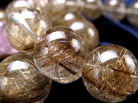 シルバールチル ルチルクォーツ ブレスレット シルバールチルクォーツ 二酸化チタン 仕事運