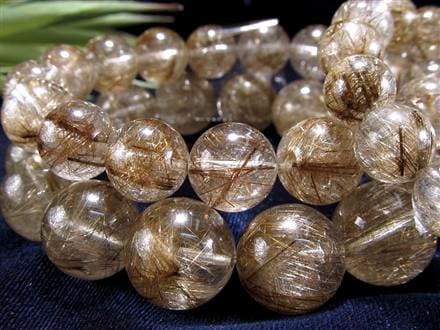 シルバールチル ルチルクォーツ ブレスレット シルバールチルクォーツ 二酸化チタン 仕事運