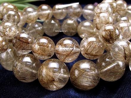 シルバールチル ルチルクォーツ ブレスレット シルバールチルクォーツ 二酸化チタン 仕事運