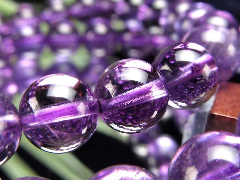 アメジスト 紫水晶 ブレスレット ウルグアイ 誕生石