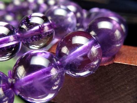 アメジスト 紫水晶 ブレスレット ウルグアイ 誕生石