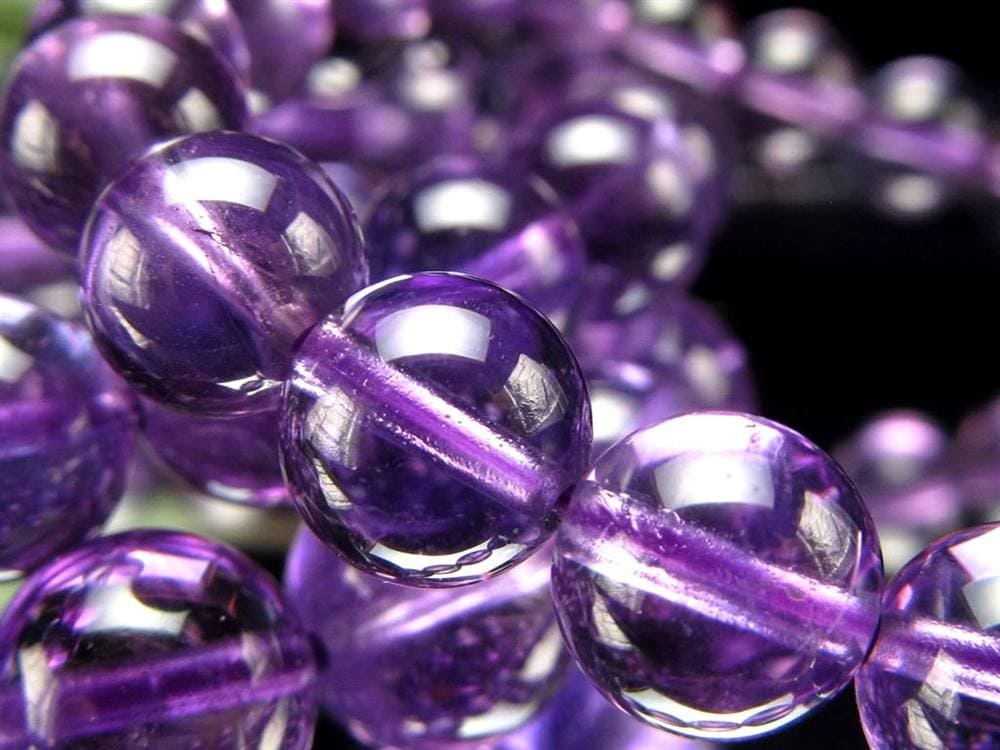 アメジスト 紫水晶 ブレスレット ウルグアイ 誕生石