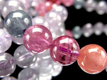 カラースピネル MIXスピネル 尖晶石 ブレスレット 8月の誕生石