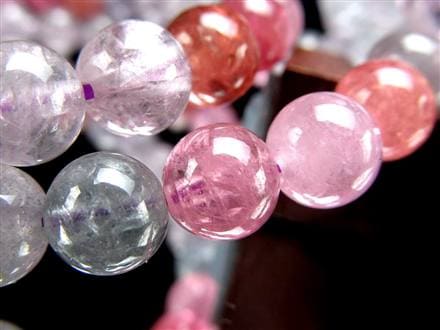 カラースピネル MIXスピネル 尖晶石 ブレスレット 8月の誕生石