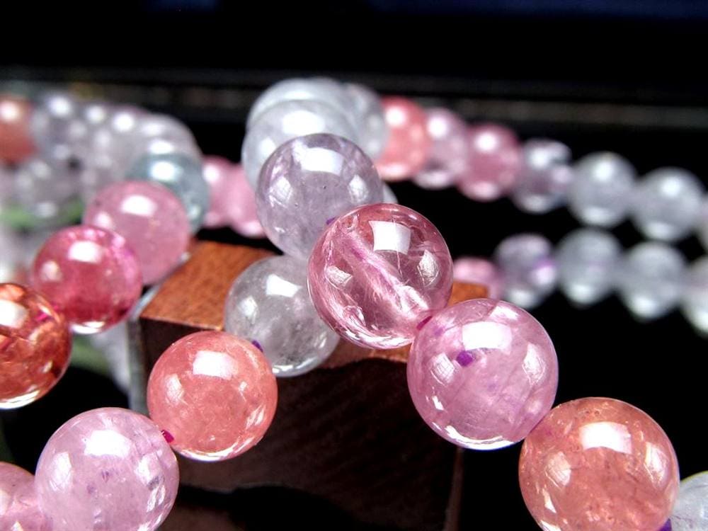 カラースピネル MIXスピネル 尖晶石 ブレスレット 8月の誕生石