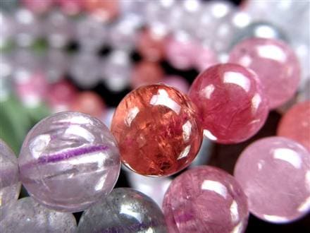 カラースピネル MIXスピネル 尖晶石 ブレスレット 8月の誕生石