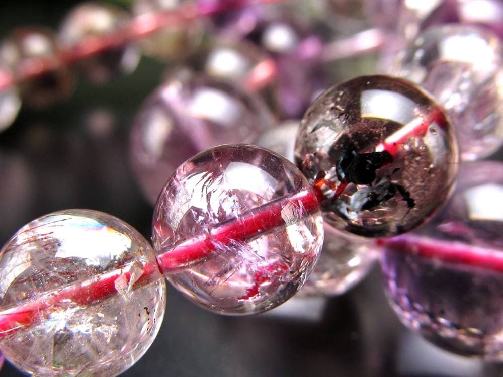 スーパーセブン ブレスレット ゲーサイト レピドクロサイト マルチカラー