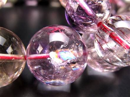 スーパーセブン ブレスレット ゲーサイト レピドクロサイト マルチカラー